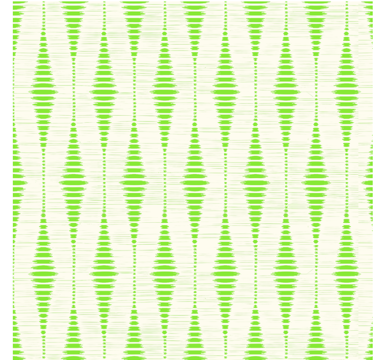 Carta da parati geometrica rabaul ikat verde - TenStickers