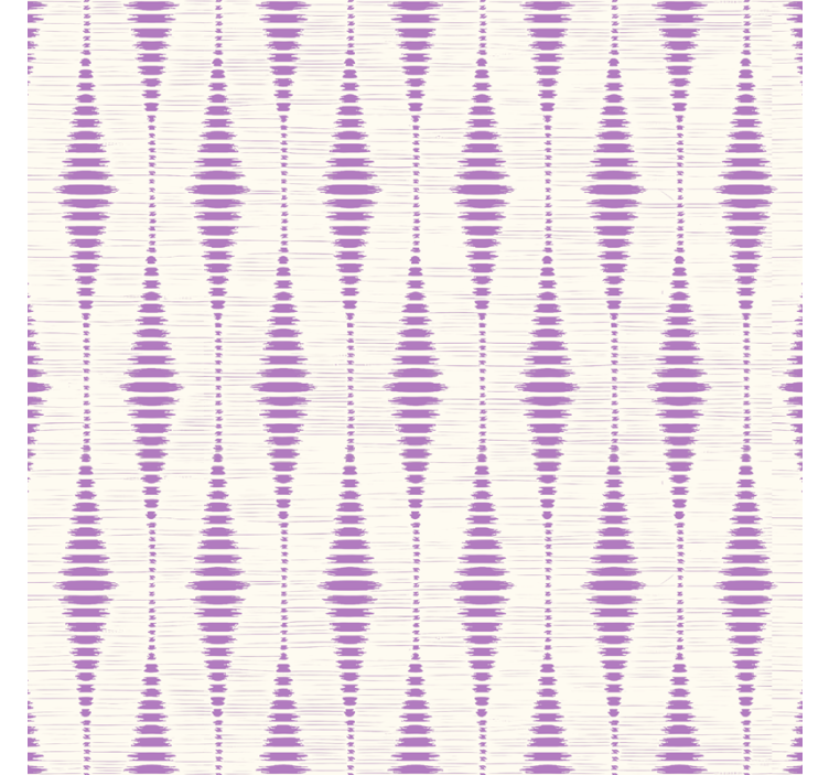 Carta da parati geometrica rabaul ikat viola - TenStickers