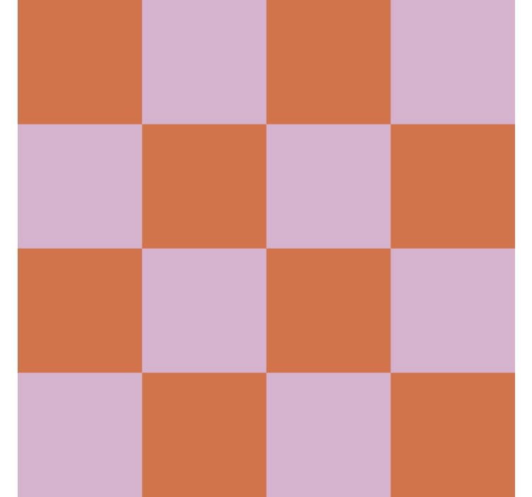 Carta da parati piastrelle motivo con sfumature arancioni - TenStickers