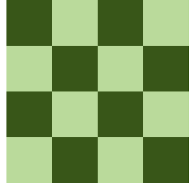 Carta da parati effetto piastrelle motivo verde scuro e chiaro - TenStickers