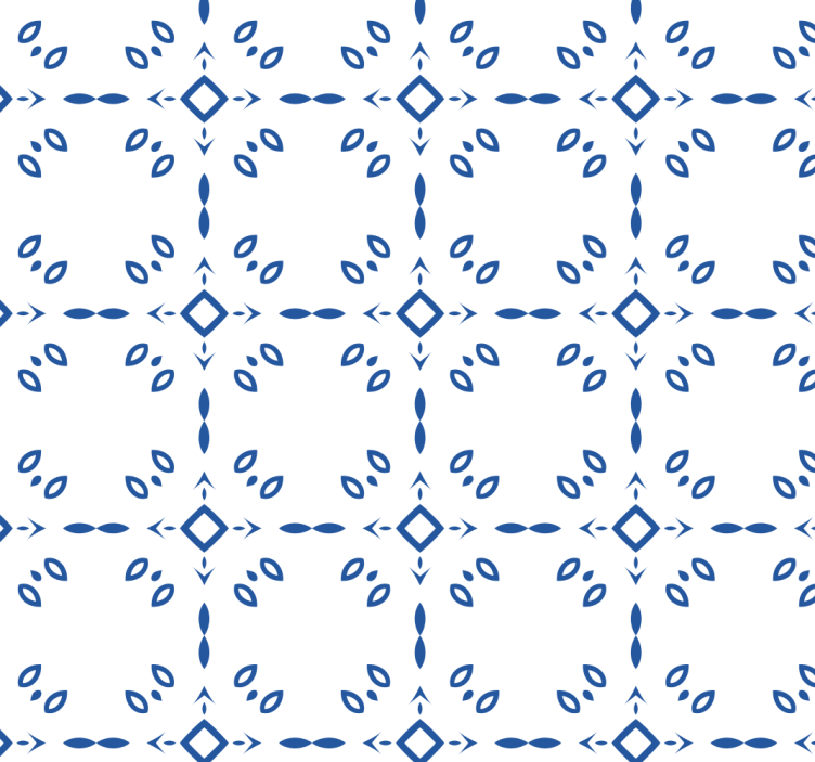 Carta da parati classica effetto piastrelle - TenStickers