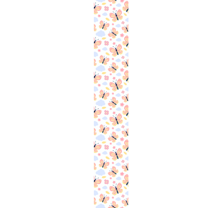 Carta da parati farfalle modelli di nuvole di farfalle - TenStickers