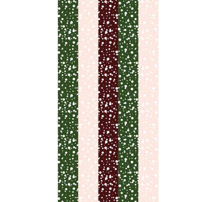 Carta da parati a righe motivo a pois a righe - TenStickers