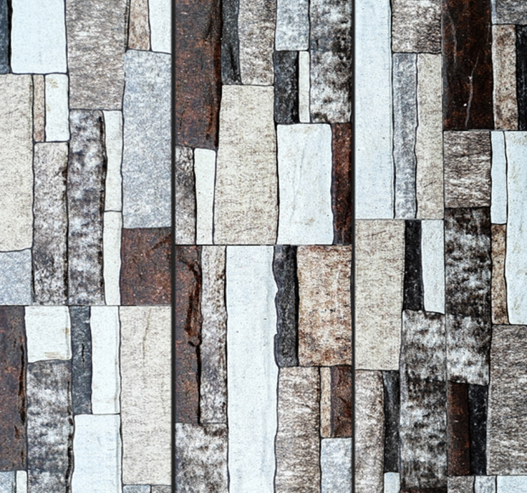 carta da parati texture pietra rossa - TenStickers