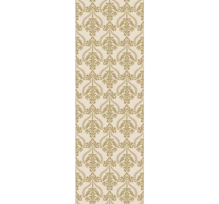 Carta da parati vintage texture dettagli beige floreali - TenStickers