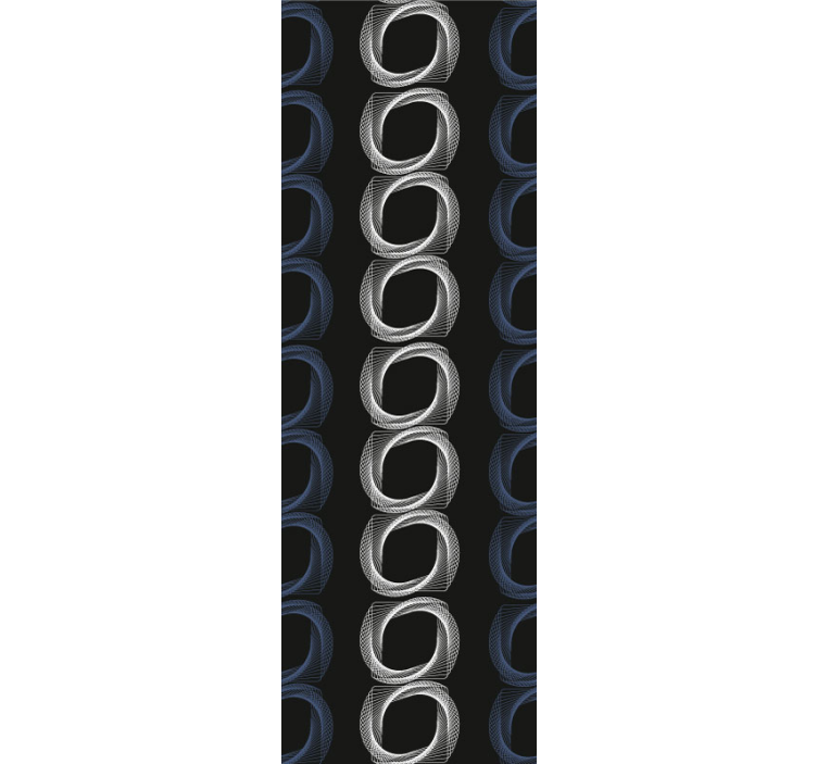 Carta da parati astratta modelli circolari - TenStickers