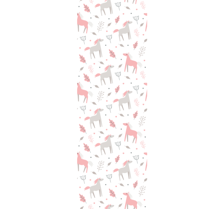 Carta da parati animali modello di fauna pastello - TenStickers