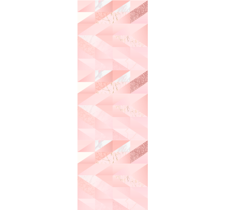 Carta da parati effetto marmo fusione chevron - TenStickers