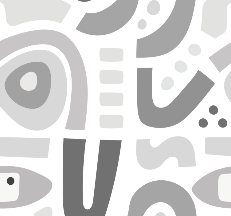 Carta da parati geometrica forme geometriche astratte - TenStickers