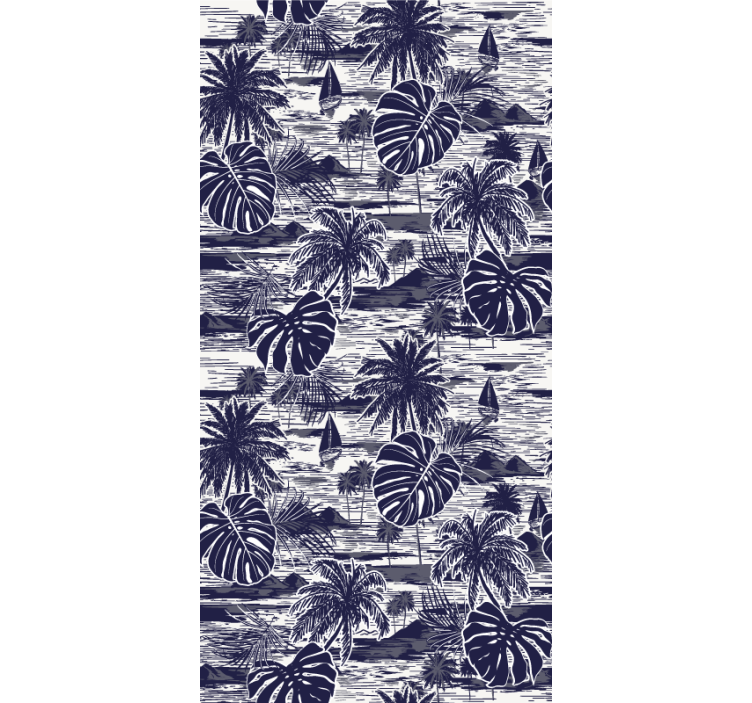 Carta da parati natura paesaggio marino tropicale - TenStickers