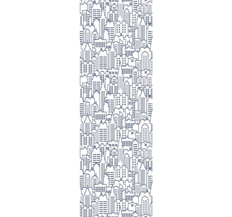 Carta da parati camera da letto Modello urbano - TenStickers