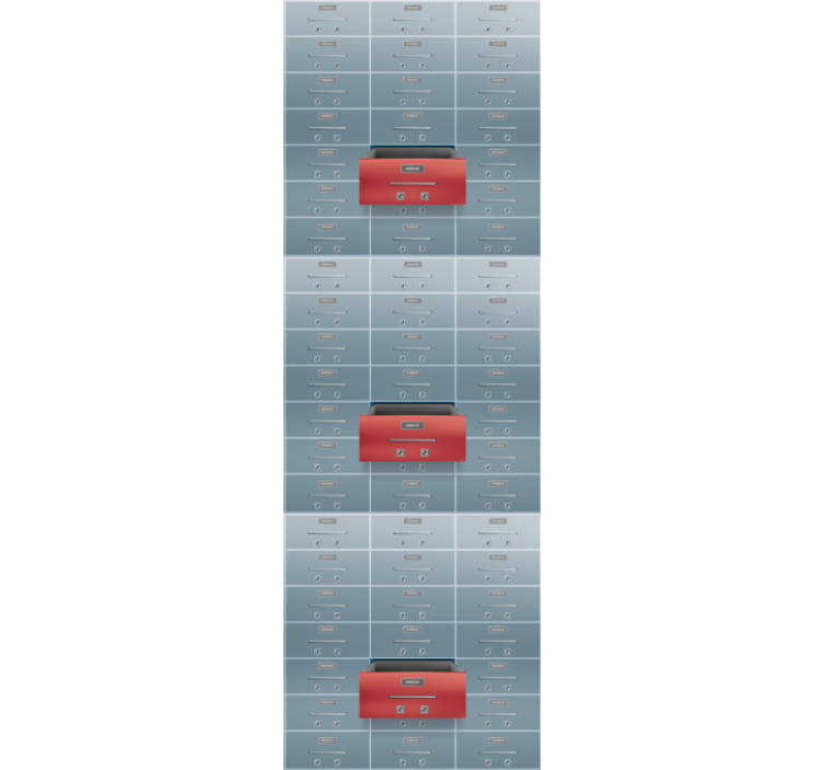 Carta da parati stile industriale armadietti industriali - TenStickers