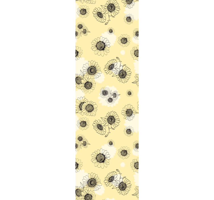 Carta da parati floreale motivi floreali - TenStickers