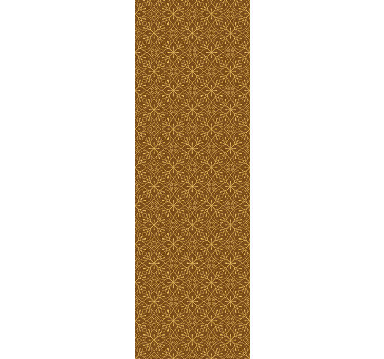 Carta da parati effetto piastrelle floreale geometrico - TenStickers