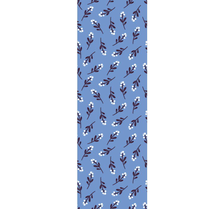 Carta da parati floreale motivo di rami floreali - TenStickers