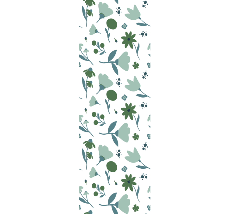 Carta da parati floreale fioritura botanica - TenStickers