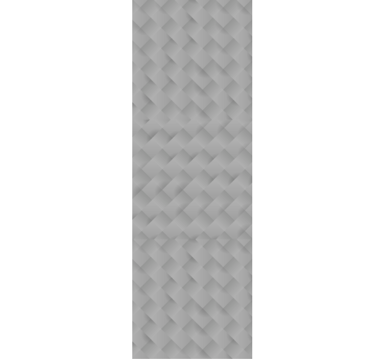 Carta da parati grigia profondità geometrica - TenStickers