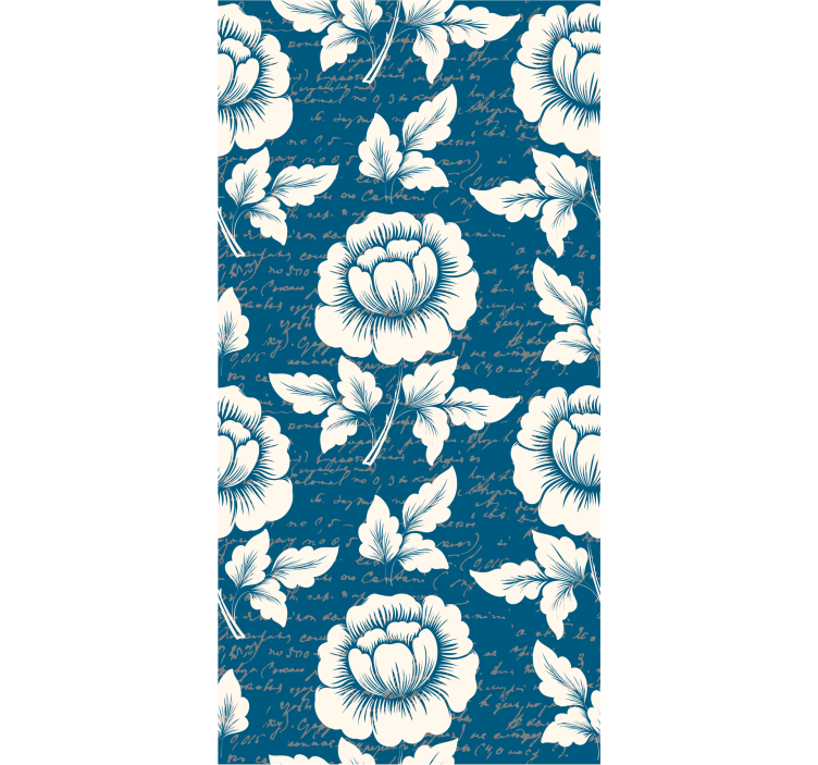 Carta da parati floreale elegante scritta floreale - TenStickers