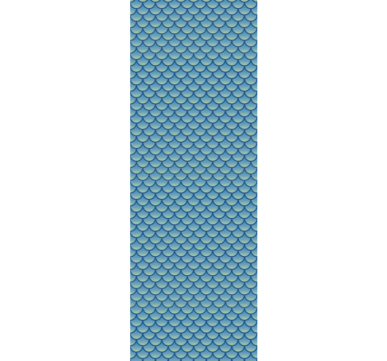 Carta da parati geometrica modello a scala di pesce - TenStickers