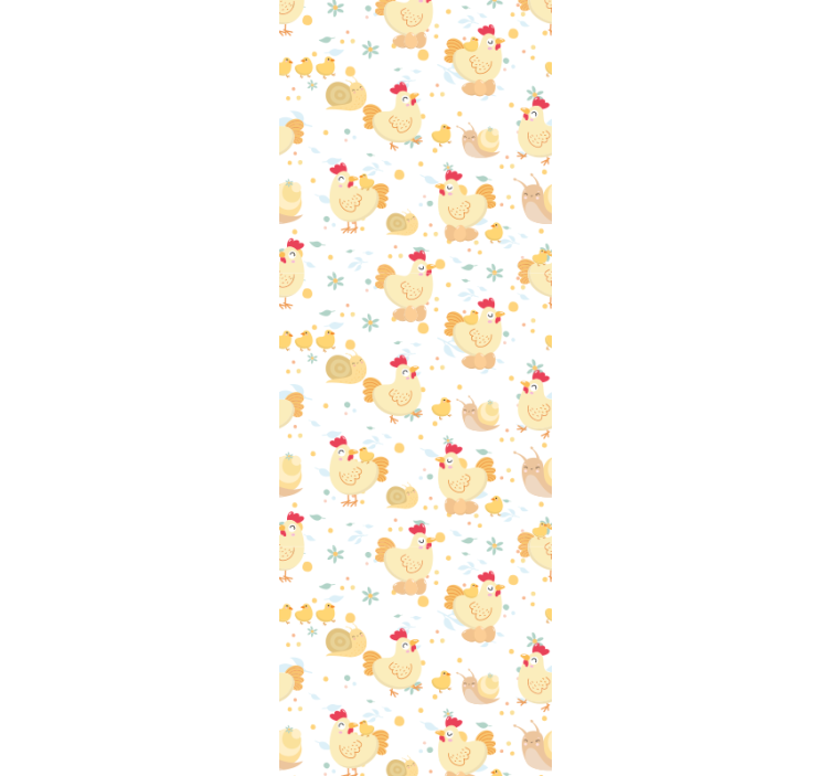 Carta da parati animali polli affascinanti - TenStickers