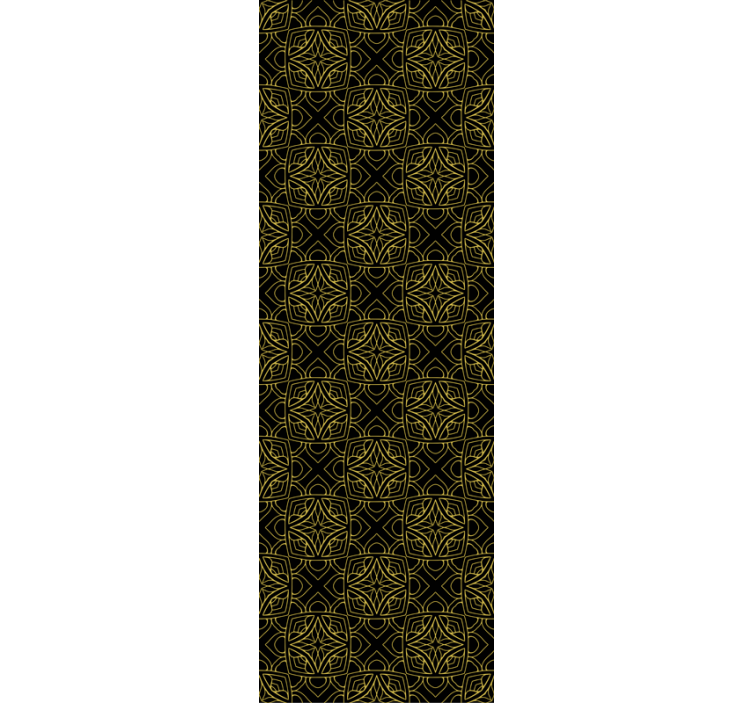 Carta da parati decorativa intricati motivi geometrici - TenStickers