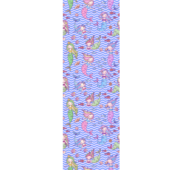 Carta da parati cameretta immagini di sirene - TenStickers