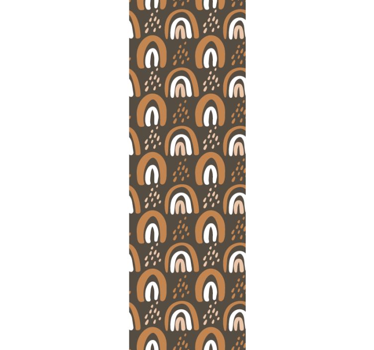 Carta da parati geometrica motivo ad arco geometrico - TenStickers