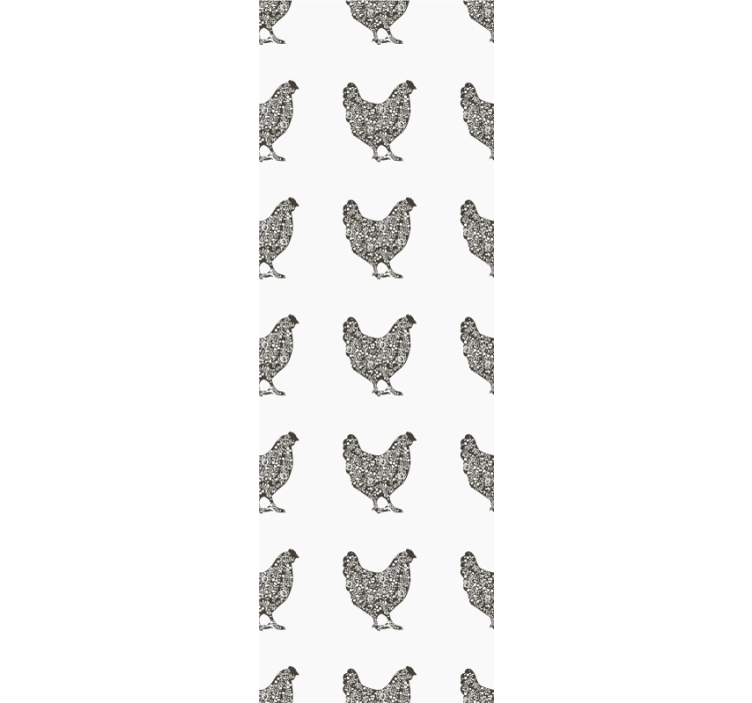 Carta da parati animali modello di pollame - TenStickers