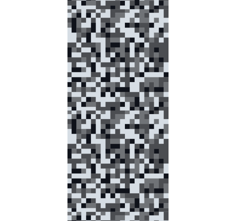 Carta da parati astratta pixelizzazione geometrica - TenStickers