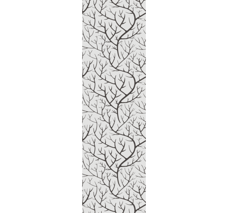 Carta da parati alberi modello di rami spogli - TenStickers