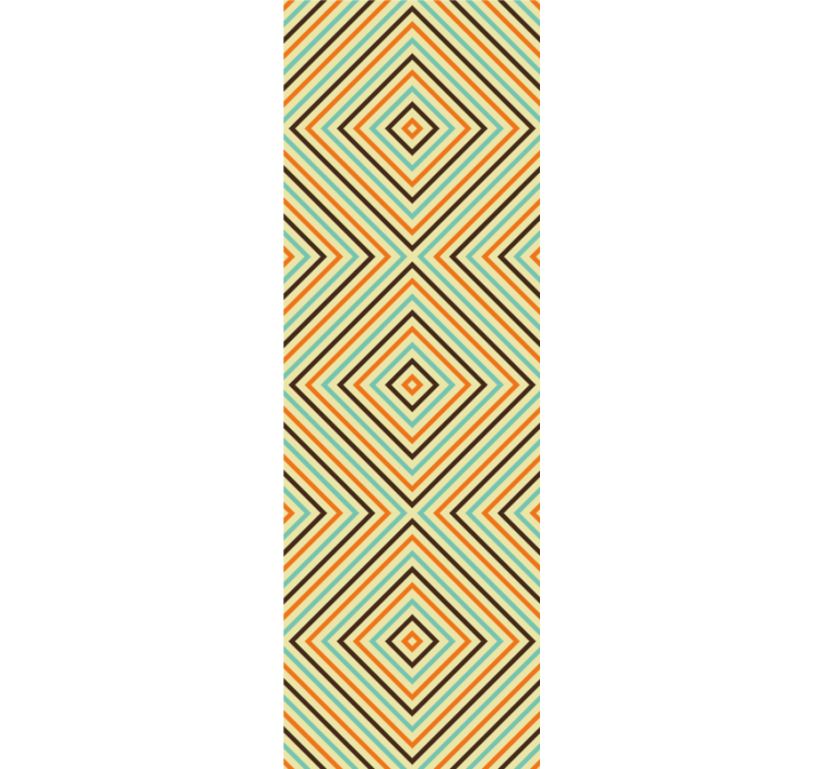 Carta da parati geometrica rombo geometrico - TenStickers
