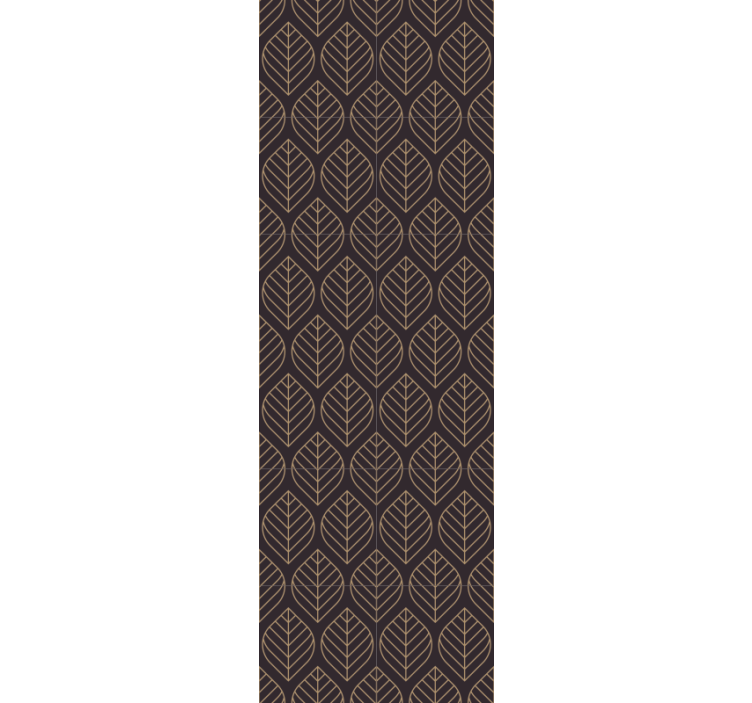 Carta da parati foglie eleganza del motivo a foglie - TenStickers