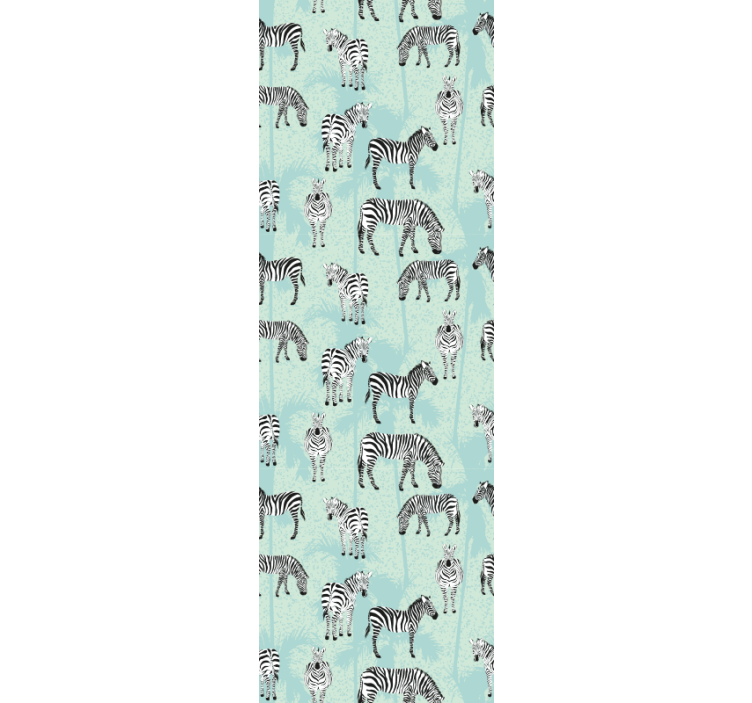 Carta da parati zebrata motivi zebrati - TenStickers