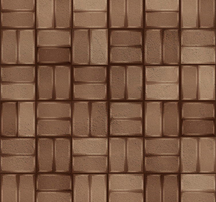 Carta da parati effetto pietra a mosaico - TenStickers