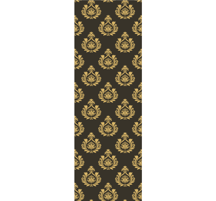 Carta da parati barocco motivo ornamentale a fogliame - TenStickers