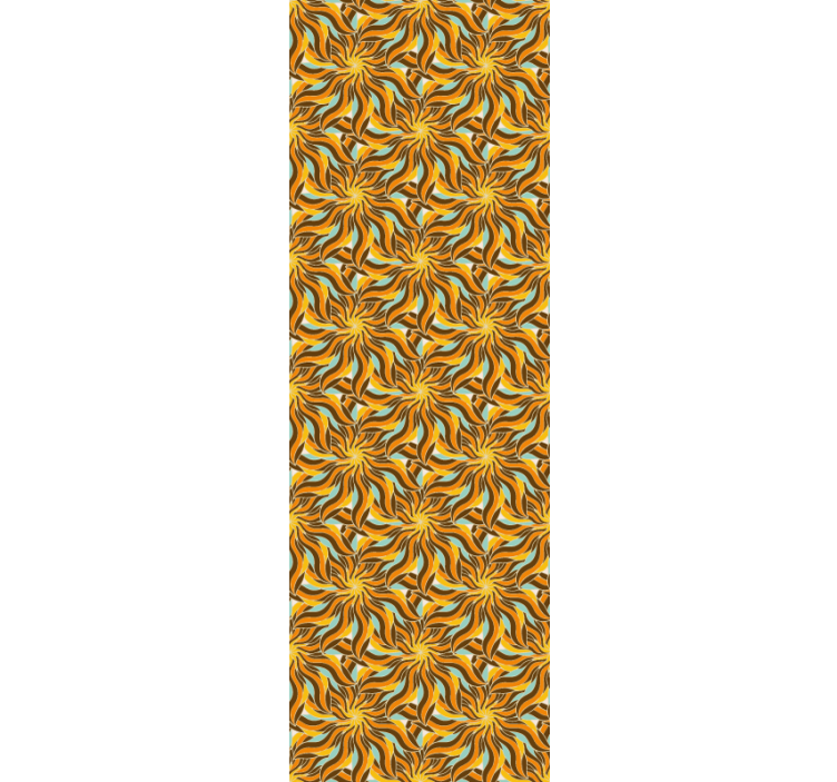 Carta da parati geometrica intricati motivi a spirale - TenStickers