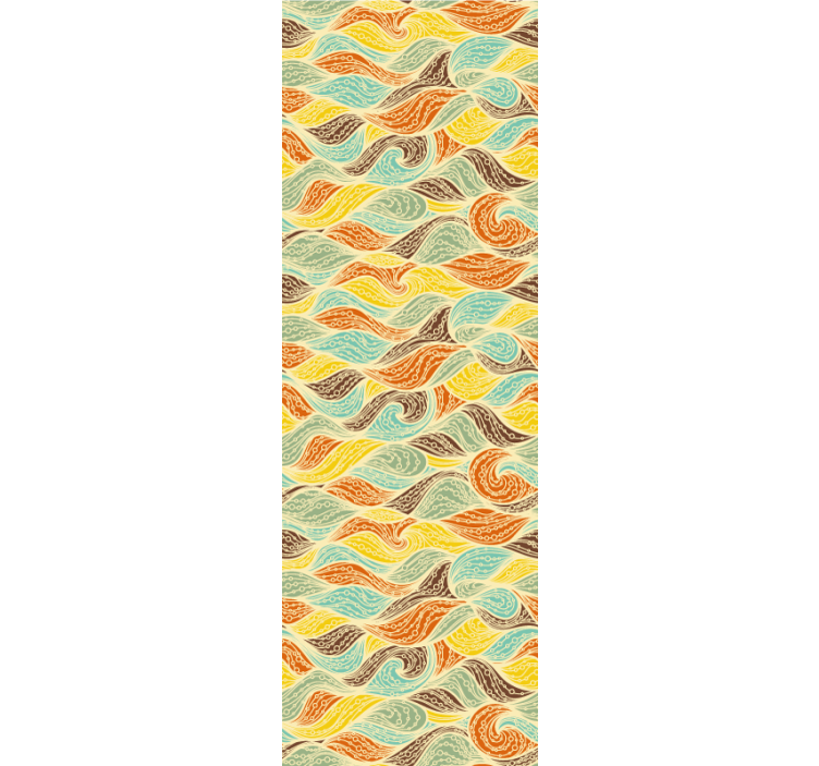 Carta da parati astratta motivi vorticosi - TenStickers