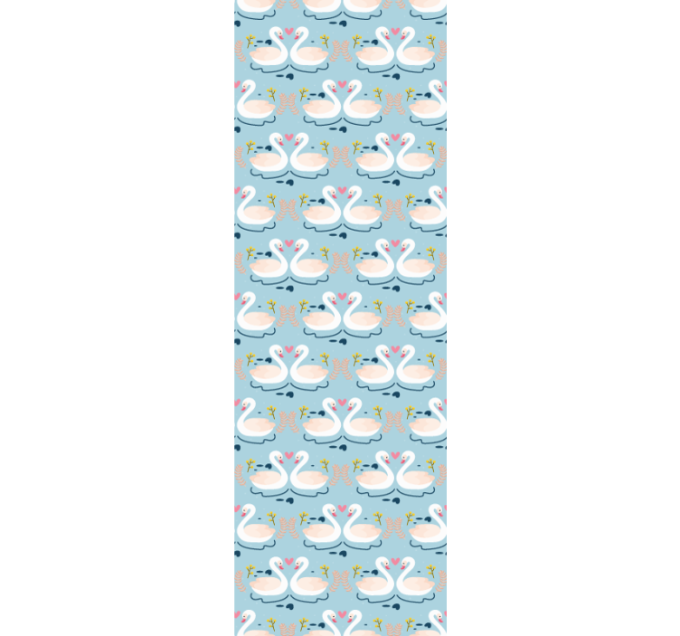 Carta da parati animali modello del lago dei cigni - TenStickers