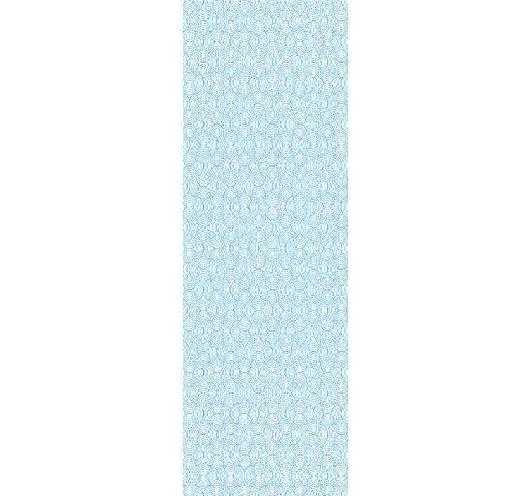 Carta da parati geometrica modello di onde - TenStickers