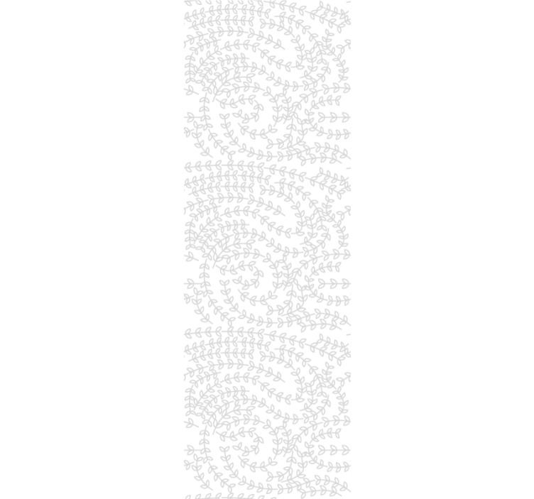 Carta da parati foglie motivi di linee intricate - TenStickers