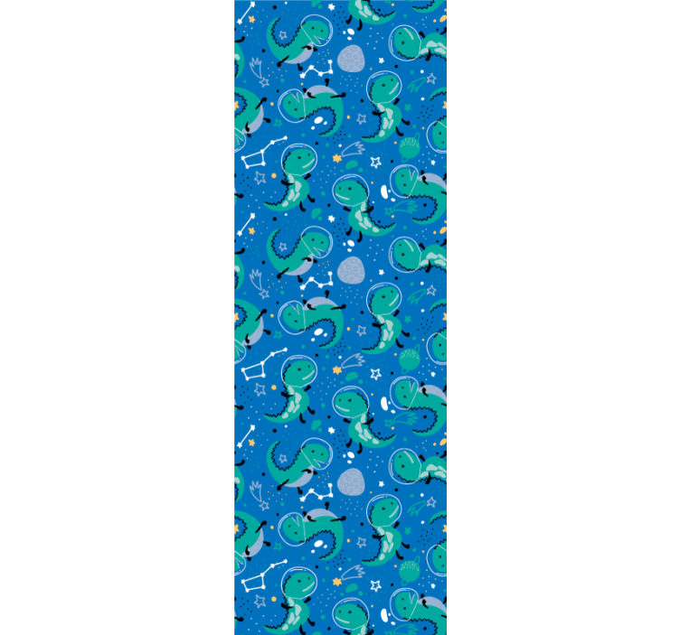 Carta da parati Dinosauri costellazione di dinosauri - TenStickers