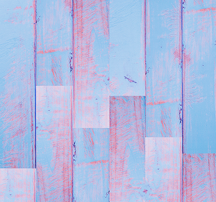 Carta da parati effetto legno pannelli astratti in rilievo - TenStickers