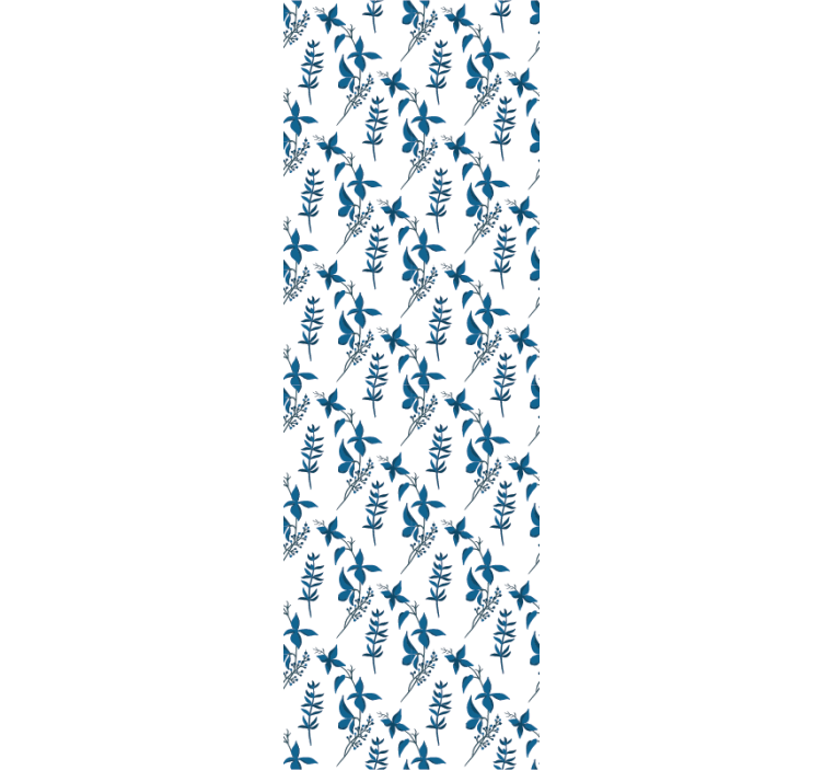 Carta da parati floreale delicata composizione botanica - TenStickers