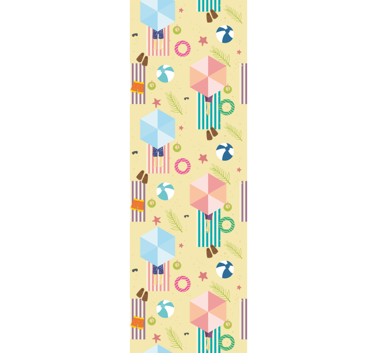 Carta da parati natalizia elementi stagionali giocosi - TenStickers