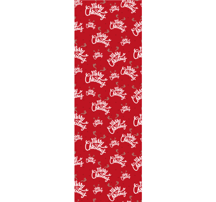 Carta da parati natalizia motivo di sceneggiatura festivo - TenStickers