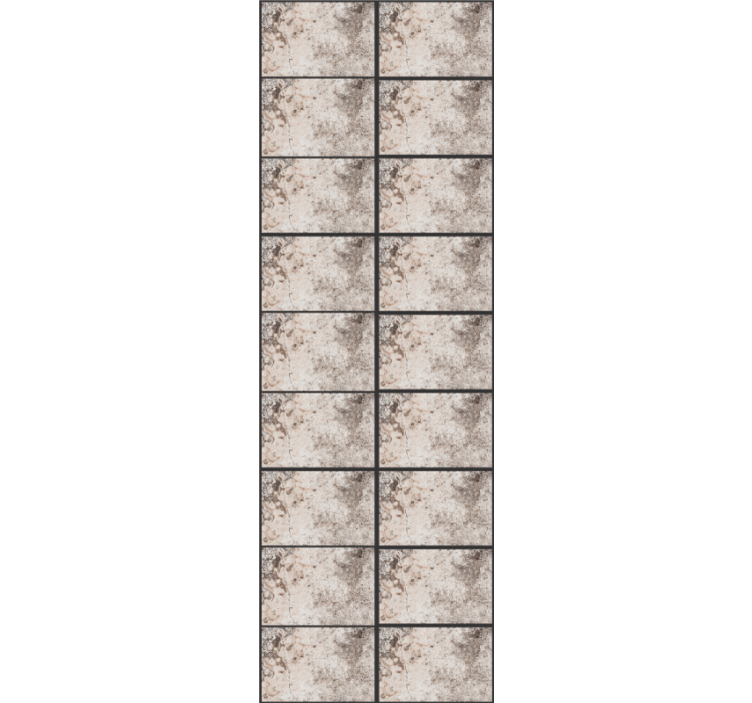 Carta da parati effetto marmo piastrelle marmorizzate - TenStickers