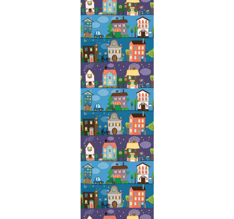 Carta da parati città racconto urbano - TenStickers