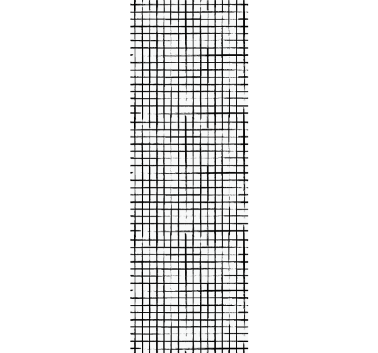 Carta da parati geometrica modello a griglia - TenStickers