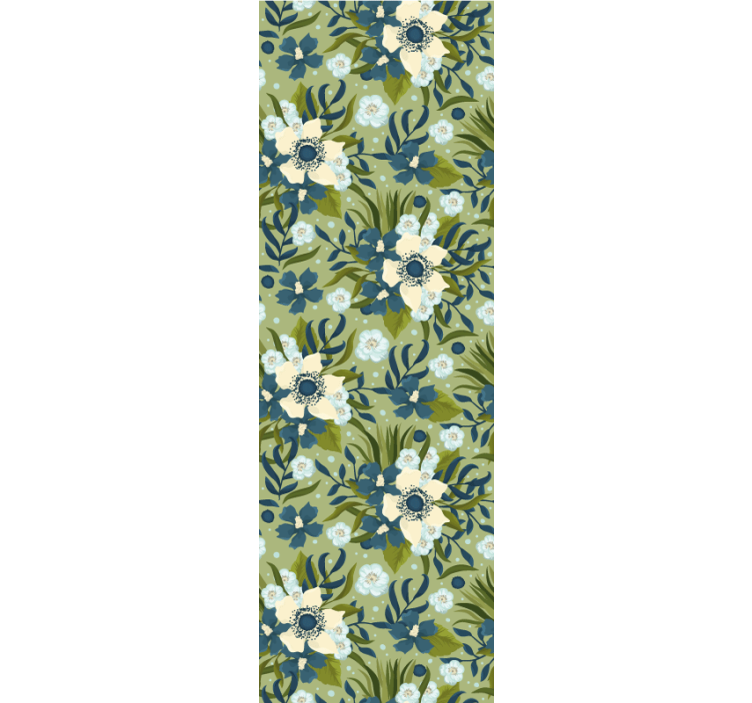 Carta da parati floreale serenità floreale - TenStickers