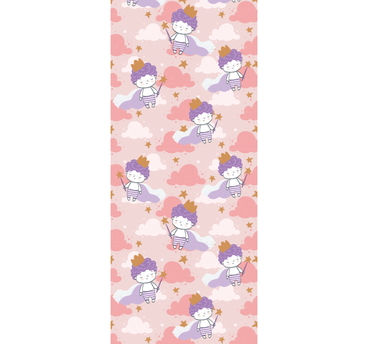 Carta da parati neonato fantasia cherubica - TenStickers